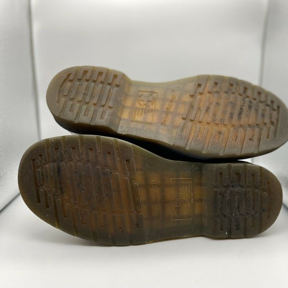 Doc Dr. Martens 1460 Combat Boots Made In England 8 Eye Men SZ 9 US, Black Boots - Picture 6 of 6